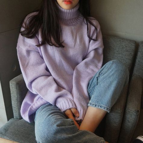 Moda Ulzzang, Purple Outfits, Korean Girl Fashion, Ulzzang Fashion, Music Fashion, Kpop Fashion Outfits, Mode Vintage, Korean Outfits, Looks Vintage