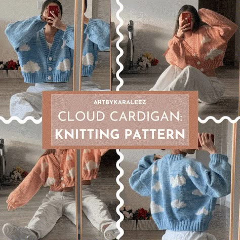 34 Modern Cardigan Knitting Patterns - Frosting and Confetti Chunky Cardigan Pattern, Cloud Cardigan, Knit Cardigan Pattern, Chunky Knitting Patterns, Cardigan Design, Chunky Knitting, Aran Weight Yarn, Circular Knitting Needles, Crochet Inspo