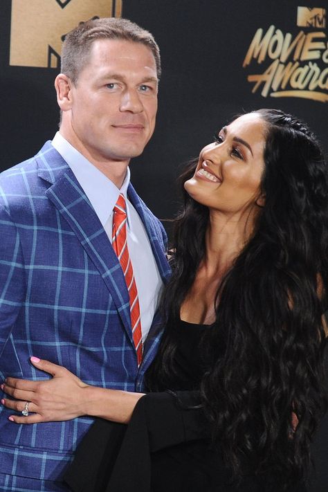 John Cena on His Split From Nikki Bella: "I Love Her and I Miss Her, but That Is What It Is" John Cena And Nikki Bella, Jone Cena, John Cena Nikki Bella, Wwe Superstar John Cena, John Cena Wrestling, John Cena And Nikki, Wwe Total Divas, Wwe Couples, Celebrity Stars