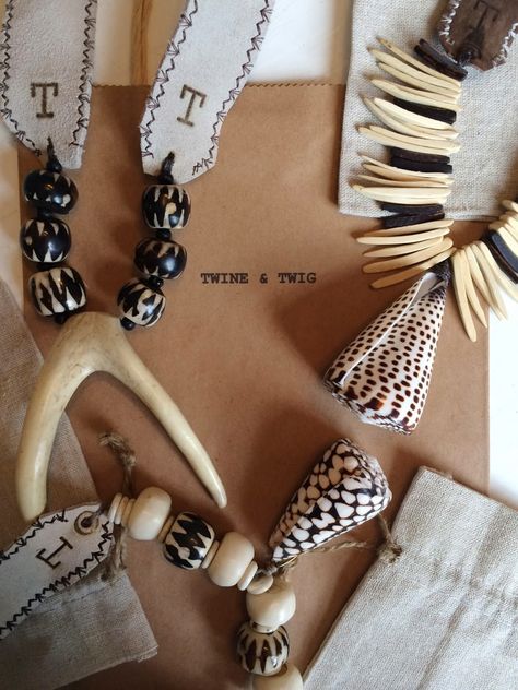 Deer Antler Crafts, Twine And Twig, Twig Jewelry, Cowrie Shell Jewelry, Antler Crafts, Shell House, Surf Jewelry, Sea Jewelry, The Sisters