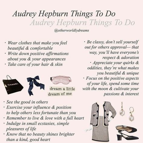 Aubrey Hepburn, Audrey Hepburn Quotes, Etiquette And Manners, Act Like A Lady, What Makes You Beautiful, Get My Life Together, Charm School, Classy Aesthetic, Princess Aesthetic