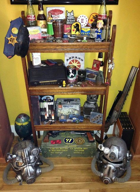 My new goal. Lol Fallout Theme, Fallout Props, Fallout Cosplay, Nerd Cave, Vault Tec, Soccer Predictions, Fallout Game, Football Betting, Fallout Art