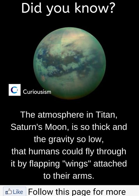 Astronomy Facts Mind Blown, Titan Moon Of Saturn, Exoplanets Astronomy, Saturn Facts, Titan Moon, Facts About The Moon, Outer Space Facts, Physics Facts, Moon Facts