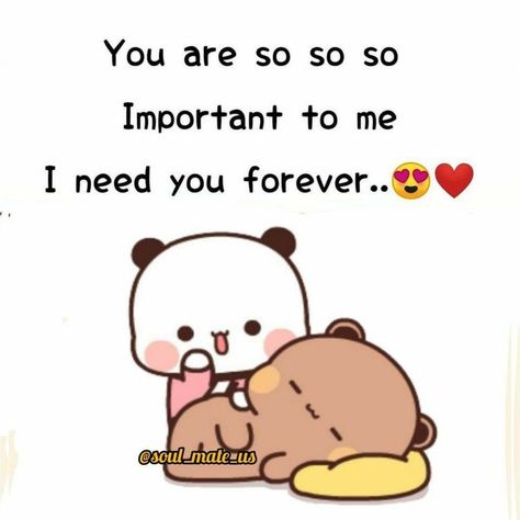 Be Mine Forever, Cute Cartoon Quotes, Cute Text Quotes, Mine Forever, Bear Quote, Bff Quotes Funny, Soulmate Love Quotes, Cute Couple Quotes, Cute Images With Quotes