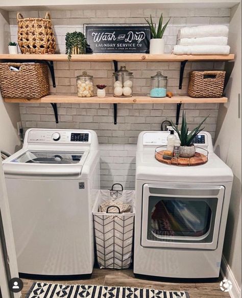 Laundy Room, Laundry Room Update, Dream Laundry Room, Laundry Room Renovation, Farmhouse Laundry Room, Laundry Room Inspiration, Laundry Room Remodel, Laundry Closet, Laundry Decor