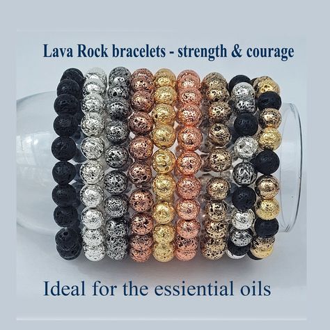 Lava Beaded Bracelet, Diffuser Bracelet, Essential Oil Bracelet, Essential Oil Diffuser, Gold Lava Bracelet, Silver Bracelet, Lava Rock, 8mm Lava Crystal, Crystal Stone Bracelet, Oil Bracelet, Essential Oil Bracelet, Lava Bead Bracelet, Lava Stone Bracelet, Large Bracelet, Lava Bracelet, Wooden Necklace