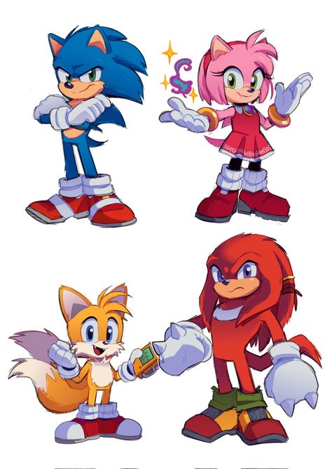 Movie Knuckles Fanart, Sonic Fan Art Characters, Sonic Characters Fanart, Movie Sonic Fanart, Sonic Movie Fanart, Sonic The Hedgehog Fanart, Sonic Tails And Knuckles, Tails Fanart, Lord X