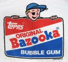 Bazooka bubble gum they came with a comic  inside I always read mine.  It was half the fun. And Bazooka was REAL good gum for blowing bubbles which I also loved to do. Bazooka Bubble Gum, Iphone Wallpaper Quotes Inspirational, Nostalgic Candy, Vintage Trunks, Candy Brands, Blowing Bubbles, Vintage Memory, Oldies But Goodies, Vintage Life