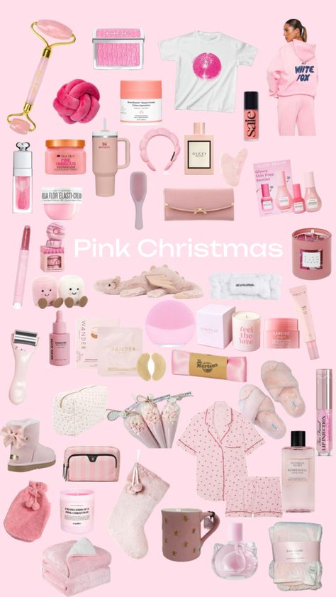 #pink #christmas #wishlist #list Pink Christmas Wishlist, Christmas Stuff, Christmas Wishlist, Pink Christmas, Christmas, Pink, Quick Saves