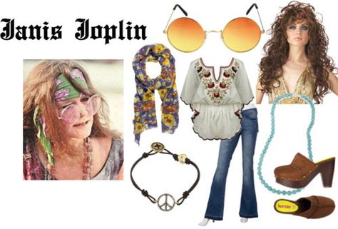 Janis Joplin Halloween costume Janis Joplin Inspired Outfits, Janice Joplin Costume, 70s Diy Costume, Musical Halloween Costumes, Janis Joplin Costume, Janis Joplin Outfit, Janis Joplin Style, Janice Joplin, Hippy Costume