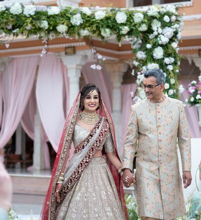 Photo from Anj & Ravi Wedding Father Of The Bride Attire, Udaipur Wedding, Father Of The Bride Outfit, Father Daughter Photos, Dress For Bride, Bridesmaid Photoshoot, Bride Attire, Indian Bridal Outfits, Indian Wedding Outfits