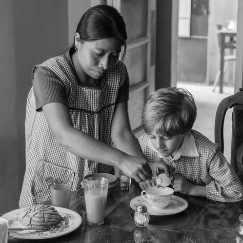 Yalitza Aparicio as Cleo and Marco Graf as Pepe in ‘Roma,’ written and directed by... Family Ties, Best Movies, The Best Films, Foreign Language, Nanny, Romance, Good Things, Couple Photos, Photo And Video