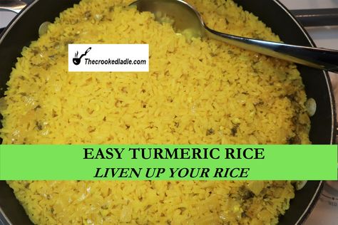 Turmeric Rice Recipe, Tasteful Recipes, Rice Meals, Turmeric Rice, Recipes Sides, Comfort Casseroles, Easy Healthy Meal Prep, Healthy Recipies, Muffin Tin