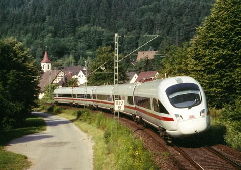 ICE train in Germany Train Trips, Landlocked Country, Train Service, Electric Train, Interesting Places, Central Europe, Future Travel, Model Railway, Train Rides