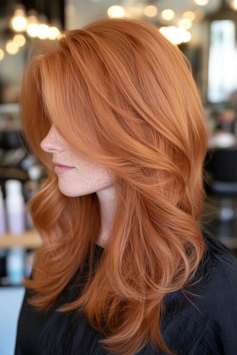 22 Stunning Strawberry Blonde Haircut Ideas That'll Make Heads Turn Strawberry Color Hair, Strawberry Blonde Hair Short, Blonde Haircut Ideas, Short Strawberry Blonde Hair, Light Red Hair Color, Strawberry Hair Color, Dark Strawberry Blonde Hair, Strawberry Blonde Ombre, Light Red Hair