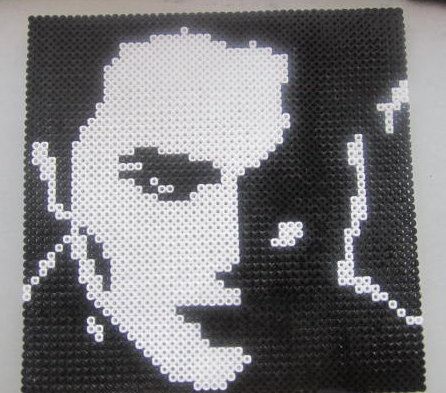 Edward Cullen Twilight Awesome Made With Perlet by GiacomoDesigns, $16.00 Edward Cullen Twilight, Bracelet Stuff, Bobble Crochet, Twilight Edward, Perler Crafts, Diy Perler Bead Crafts, Pixel Crochet, Pixel Art Grid, Tapestry Crochet Patterns