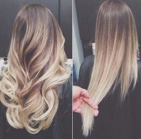 blonde ombre for medium brown hair Hair Blonde Highlights Balayage, Best Ombre Hair, Blond Ombre, Hair With Highlights, Brown Ombre Hair, Ombre Hair Blonde, Ombré Hair, Blonde Hair With Highlights, Brown Highlights