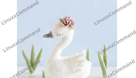 Amigurumi Swan Crochet Free Pattern Crochet Swan Free Pattern, Swan Amigurumi, Swan Crochet, Crochet Swan, Linux Os, Tiny Teddies, Crochet Teddy Bear Pattern, Tiny Elephant, Giraffe Pattern