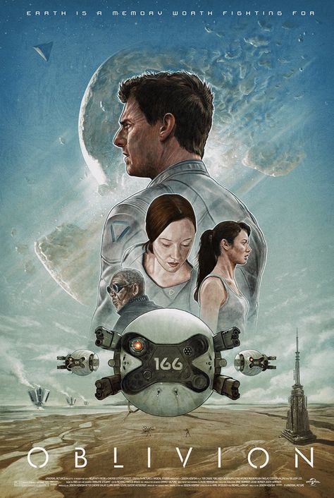 Oblivion (2013) [1200  1788] by Neil Davies Oblivion 2013, Oblivion Movie, Oblivion, Movie Poster, Screen Print, Spaceship, Screen, Film