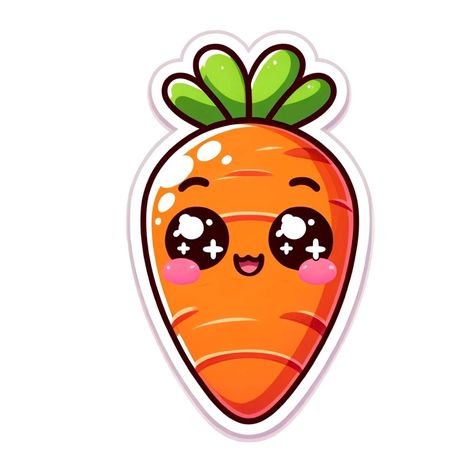 Carrot - Click to view on Ko-fi - Ko-fi ❤️ Where creators get support from fans through donations, memberships, shop sales and more! The original 'Buy Me a Coffee' Page. Cute Carrot Drawing, Athena Kitchen, Cute Fruit Drawings, Cute Fruit Stickers, Carrot Drawing, Plush Keychains, Fancy Scarf, Kawaii Fruit, Fruits Drawing