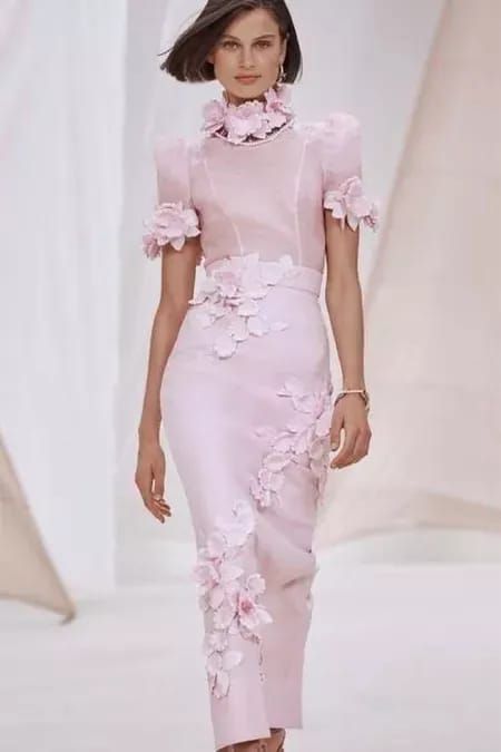 Pastel wedding guest pieces! Love the floral appliqué. Top/skirt set and dress! Moda Operandi Summer style Grandmillennial Wedding guest #LTKSeasonal #LTKstyletip #LTKwedding bornonfifth by emily hertz Dress With Floral Applique, Grandmillennial Wedding, Pastel Wedding Guest, Grandmillennial Aesthetic, Wedding Guest Outfit Ideas, Grandmillennial Style, Dress Moda Operandi, Wedding Guest Style, Top Skirt Set