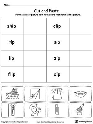 **FREE** IP Word Family Workbook for Kindergarten Worksheet. Topics: Reading, and Word Families. Word Families Printables, Rhyming Words Worksheets, Kindergarten Word Families, Color Worksheet, Word Definition, Cvc Words Kindergarten, Word Family Worksheets, Family Worksheet, Kindergarten Worksheets Printable