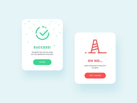 Ux Design Principles, Ui Design Principles, Ui Ux 디자인, Success Message, Ui Design Dashboard, App Design Layout, Android App Design, Traffic Cone, Ui Ux Designer