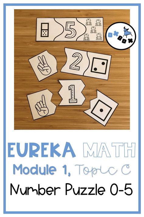 This kindergarten math center is designed to accompany Kindergarten Eureka Math Module 1.  This low prep math center is Common Core aligned.  Students will practice counting and representing quantities in different ways with these number puzzles! Math Kindergarten Activities, Kindergarten Fundations, Eureka Math Kindergarten, Math Stations Kindergarten, Math Centers For Kindergarten, Engage Ny Math, Sight Word Centers, Kindergarten Math Center, Centers Kindergarten