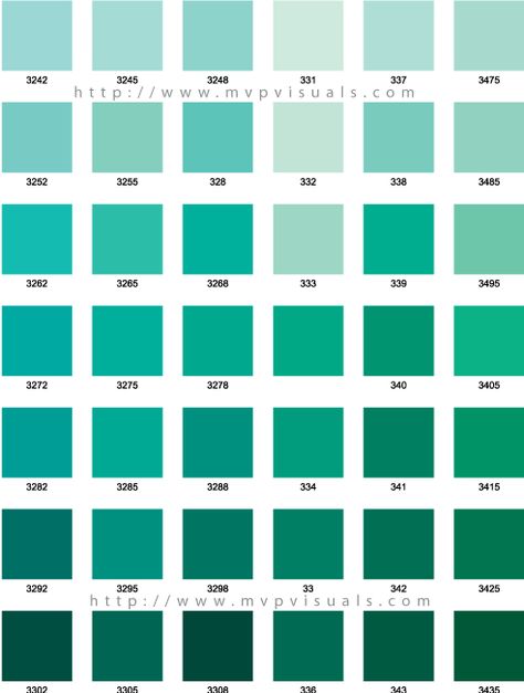 pantone hues - blue/green See Green Colour, Aveo Gt, Light Blue Color Code, Asian Paints Colour Shades, Wall Paint Colour Combination, Turquoise Palette, Colour Dictionary, Colour Shade Card, Beach Cabanas