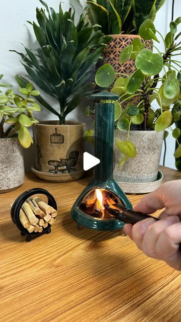 Kate Schroeder (Sch-rae-der) on Instagram: "We have a lot of new followers over on this little corner of the internet, many of whom are here from some of my recent fireplace videos. 

While the latest brick and stone fireplaces are sold out, I wanted to share that I already specialize in mini incense burning fireplaces! These are the Mini Malm Burners, modeled after Mid Century Modern metal fireplaces such as Malm, Preway and Majestic. And the best news? These babes are not sold out! They are preorder based and you get to choose your color and your pattern! 

We are heading into glazing week, and I plan to share a bit about that process, and put packing process too! 

We are currently finishing up our August orders, and they will be shipped out by the 15th! 

#ceramics #stoneware #miniatur Clay Doh, Clay Chiminea, Fireplace Video, Incense Burning, Metal Fireplace, Stone Fireplaces, New Followers, Brick And Stone, Century Modern