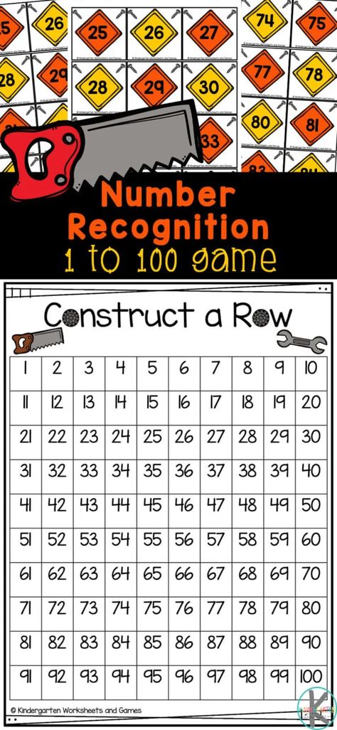 Counting To 50 Activities, Rote Counting Activities, Number Identification Activities, Recognition Board, Kindergarten Math Printables, Rote Counting, Number Recognition Activities, Game For Preschool, Printable Math Games