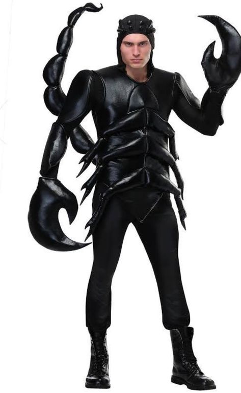 Scorpio Costume, Android Costume, Scorpion Halloween, Scorpion Costume, Cosplay Bodysuit, Venom Costume, Costume Zombie, 50's Costume, Skeleton Bodysuit