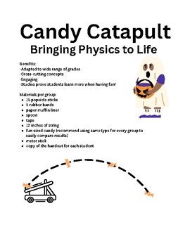 Bring students joy and create an enjoyable end to October with this fun lesson. Students practice reading skills with a brief text on potential vs. kinetic energy before engineering their own catapult. Students will test their catapult by launching candy as they see potential energy turn to kinetic ... Pumpkin Candy Catapult, Catapults Project Physics, Potential And Kinetic Energy Activities Middle School, Potential Vs Kinetic Energy Activities, Potential Kinetic Energy, Potential Energy, Practice Reading, Kinetic Energy, Engineering Design