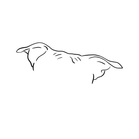 Dog Ear Tattoo Outline Pitbull, Dog Ear Tattoo Pitbull, Single Line Dog Ear Tattoo, Pit Bull Ears Tattoo, Staffy Tattoos Line, Minimalist Pitbull Tattoo, Line Drawing Dog Tattoo, Boxer Ears Tattoo, Dog Ear Line Tattoo