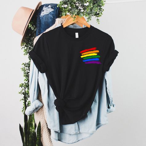 Pride Month Shirt Ideas, Pride Designs Shirt, Lgbtq Shirt Design, Pride T Shirt Ideas, Lgbtq Tshirt Design, Pride Shirts Diy, Pride Shirt Design, Pride Tshirt Design, Diy Pride Shirt