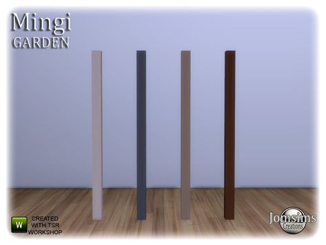 Pillar Cc Sims 4, Sims 4 Pillar, Sims 4 Columns Cc, Living Room Sims 4, House Columns, Columns Decor, Wood Column, Sims 4 Clutter, Garden Coffee Table