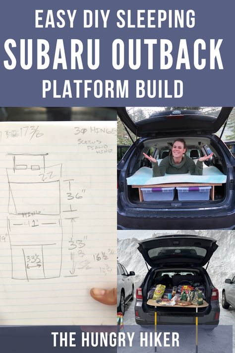 Subaru Outback Build Out, Car Camping Subaru Outback, Subaru Outback Camping Conversion, Subaru Outback Camper, Subaru Outback Camping, Subaru Camper, Car Camper Conversion, Subaru Camping, Outback Car