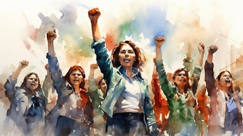 Photo celebrating women empowerment and ... | Premium Photo #Freepik #photo Women's Day 8 March, Womens Equality, Celebrating Women, Sky Art Painting, 8 March, Women Leaders, Sky Art, 8th Of March, Women Supporting Women