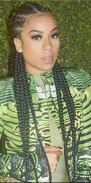 Keyshia Cole Braids Keyshia Cole Hairstyles, Braids Hair Ideas, Keisha Cole, Senegalese Braids, Invisible Braids, Ghana Braids Hairstyles, Cornrow Styles, Hair Couture, Braids Cornrows