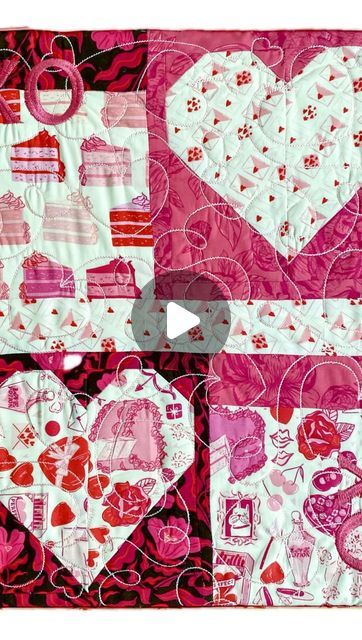 Viktoria on Instagram: "New quilted wall art for my baby’s room made with Valentines fabric collection by @artgalleryfabrics 💕 . #quilting #wallartdecor #hearts #loveisintheair #handmade #craft #sewing #artgalleryfabrics #loveit #giftideas" Quilted Wall Art, Craft Sewing, Art Gallery Fabrics, Love Is In The Air, My Baby, Fabric Collection, Quilt Blocks, Quilting, Wall Art Decor