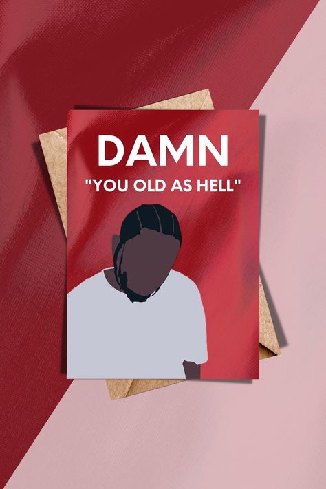 Looking for the perfect way to wish someone a happy birthday? Look no further than our savage but heartfelt FUNNY PRINTABLE HAPPY BIRTHDAY card featuring Kendrick Lamar and his iconic album cover for DAMN! Our card features a stunning design that will catch anyone's eye and grab laughs. DISCLAIMER: they could also react terribly (Sorry) Savage Birthday Wishes, Kendrick Lamar Birthday, Kendrick Lamar Album Cover, Kendrick Lamar Album, Birthday Day Card, Birthday Look, Happy Birthday Cards Printable, Funny Printables, Birthday Card Funny