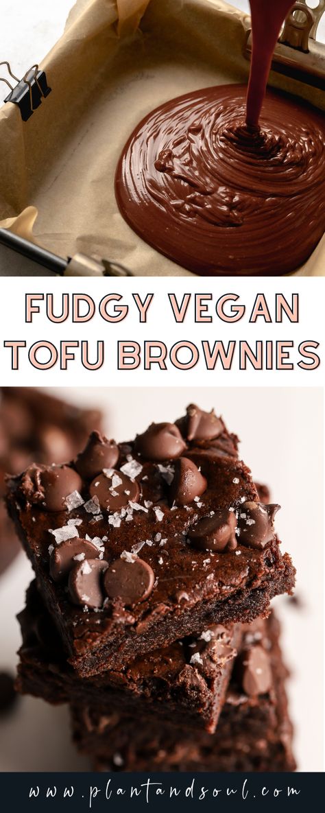 Healthy Tofu Dessert, Tofu Deserts, Silken Tofu Recipes Dessert, Tofu Brownies, Tofu Dessert Recipes, Tofu Desserts, Silken Tofu Recipes, Food Polls, Seasonal Vegan Recipes