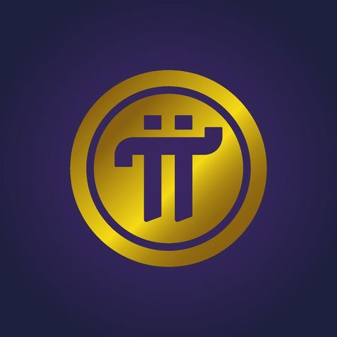 Pi icon. Pi coin. Pi network logo. Pi vector illustration. Cryptocurrency symbols, modern and simple, the icon for website design, mobile app, and UI. Pi Network Logo, Pi Logo Design, Pi Wallpaper, Pi Logo, Coin Illustration, Icon For Website, Website Design Mobile, Art With Jenny K, Network Logo