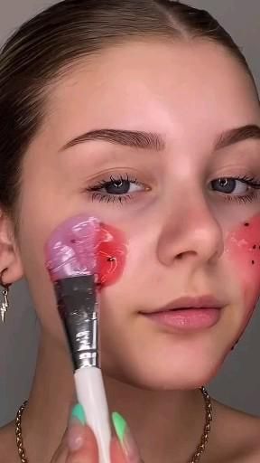 Self Care Tutorial, Skin Routine Videos, Asmr Skincare Videos, Skincare Routine Videos, Watermelon Skincare, Skin Care Video, Skincare Tutorial, Skin Video, Skincare Asmr