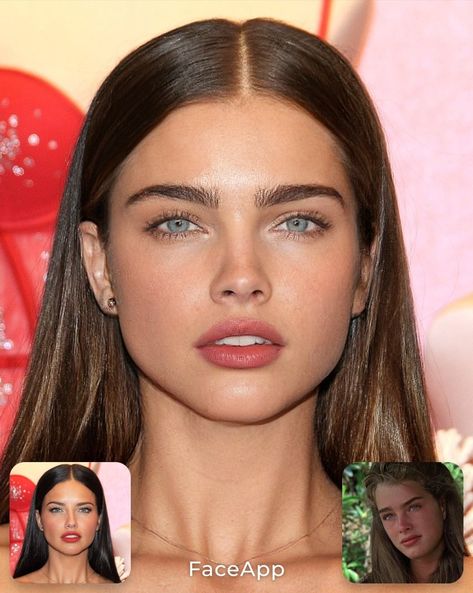 Faceapp Morphing Celebrities, Face Morph Celebrity, Face Morphing, Face Morph, Eyebrows Goals, Eyebrow Hacks, Brown Hair Looks, Eyebrows On Fleek, Ash Blonde Hair