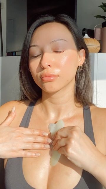 Gua Sha Chest, Chest Wrinkles, Gua Sha Massage, Healthy Lifestyle Quotes, Old Chest, Muscle Relief, Muscle Tension, Gua Sha, Skin Firming