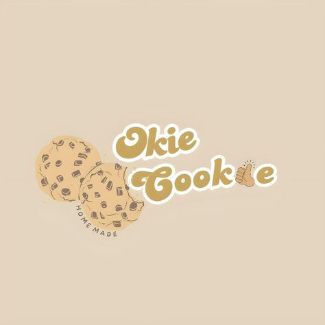 Cookie Company Logo, Cookies Brand Name Ideas, Bakery Branding Design, Bakery Packaging Design, Sales Ideas, Cookies Branding, Birthday Posters, Bakery Branding, Happy Birthday Posters