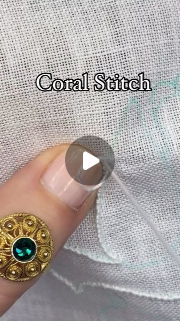 Coral Stitch, Whitework Embroidery, Embroidery Stitches Beginner, Ribbon Roses, Project Design, Free Embroidery, Ribbon Embroidery, Embroidery And Stitching, Crazy Quilts