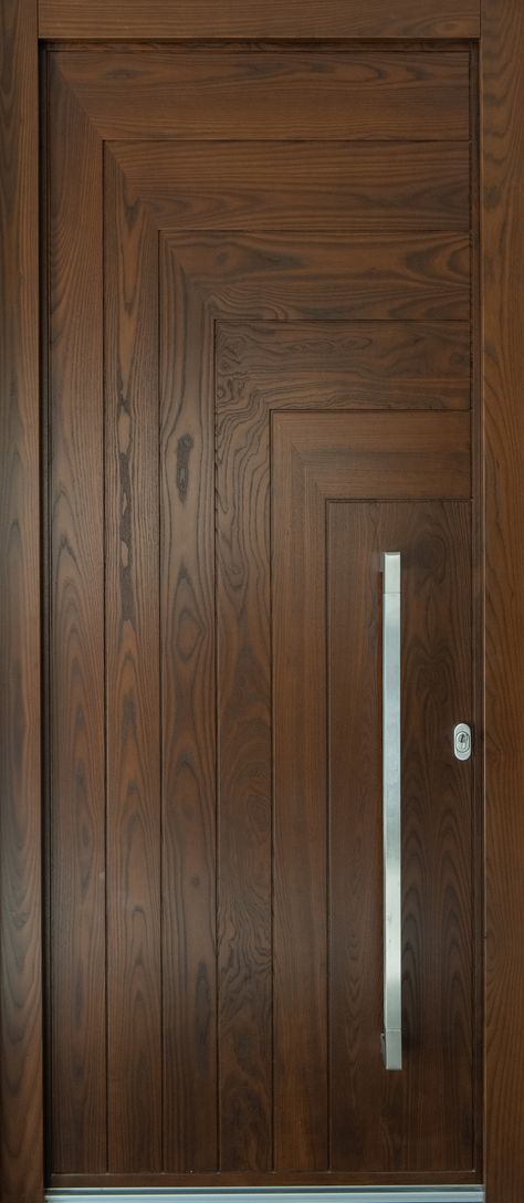 Wooden front door Model Gortyna Stretch Detaisl Doors Sanmaika, Lobby Main Door Design Latest, Sanmaika Design For Bedroom Door, Main Door Design Entrance Mica, Double Door Laminate Design, Flat Front Door Design, Outer Door Design Modern, Door Sanmaika Design, Sunmaika Door Design