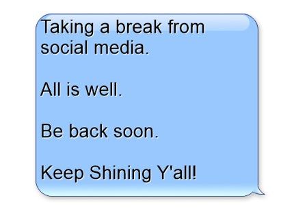 Rest From Social Media Quotes, Taking Social Media Break, Active On Social Media But Cant Text Back, Taking A Break From Social Media, Taking A Break From Social Media Quotes, Social Media Break Quotes, Social Media Break Posts, Break From Social Media Quotes, Social Media Break Announcement